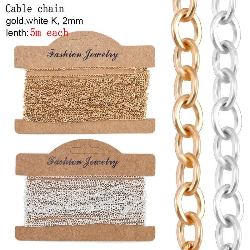 Alloy Accessories Jewelry Findings Set Earring Making Kit Lobster Clasp Open Jump Rings Repair Tools DIY Jewelry Making Supplies