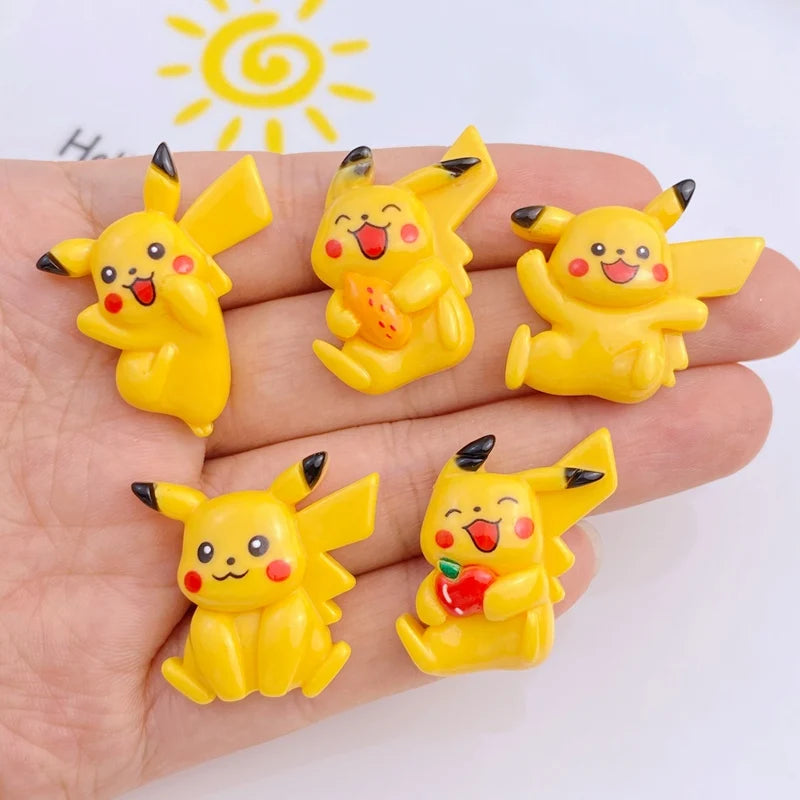 10Pcs New Cute Resin Cartoon Yellow Animal Flat Back Parts Embellishments For Hair Bows Accessories Free Shipping