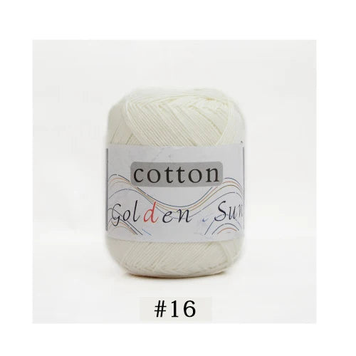 100 Percent Cotton Yarn for Hand Knitting and Crochet 8 Ply Worsted Soft Yarn for Sweaters and Blankets 50g 200m