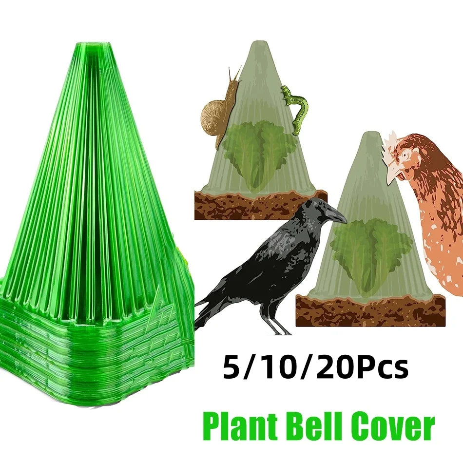 5/10/20Pcs Growth Box Planting Tent Reusable Square Use Plant Clock Cover To Protect Plants From Bird Frost and Snail Damage