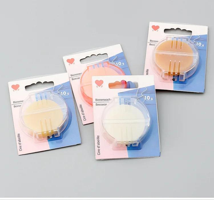 DIY Patchwork Tools Beeswax Through Thread Box Sewing Thread Lubricator Wax Thread Maker Pure Beeswax Thread Wax Plastic Box
