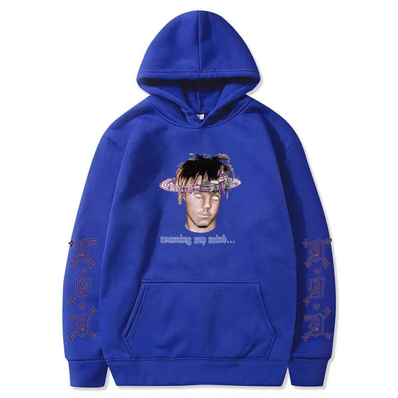 Rapper Juice Wrld 999 Letter Printed Hoodie Y2k Women's Casual Fashion Sportswear Autumn/Winter Hoodie Men's Women's Clothing