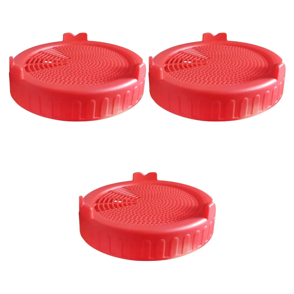 Safe Seeds Planting Sprouting Lid Bottles Mesh Cover for Wide-mouthed Mason Jar Food Grade Mesh Sprout Cover Kit