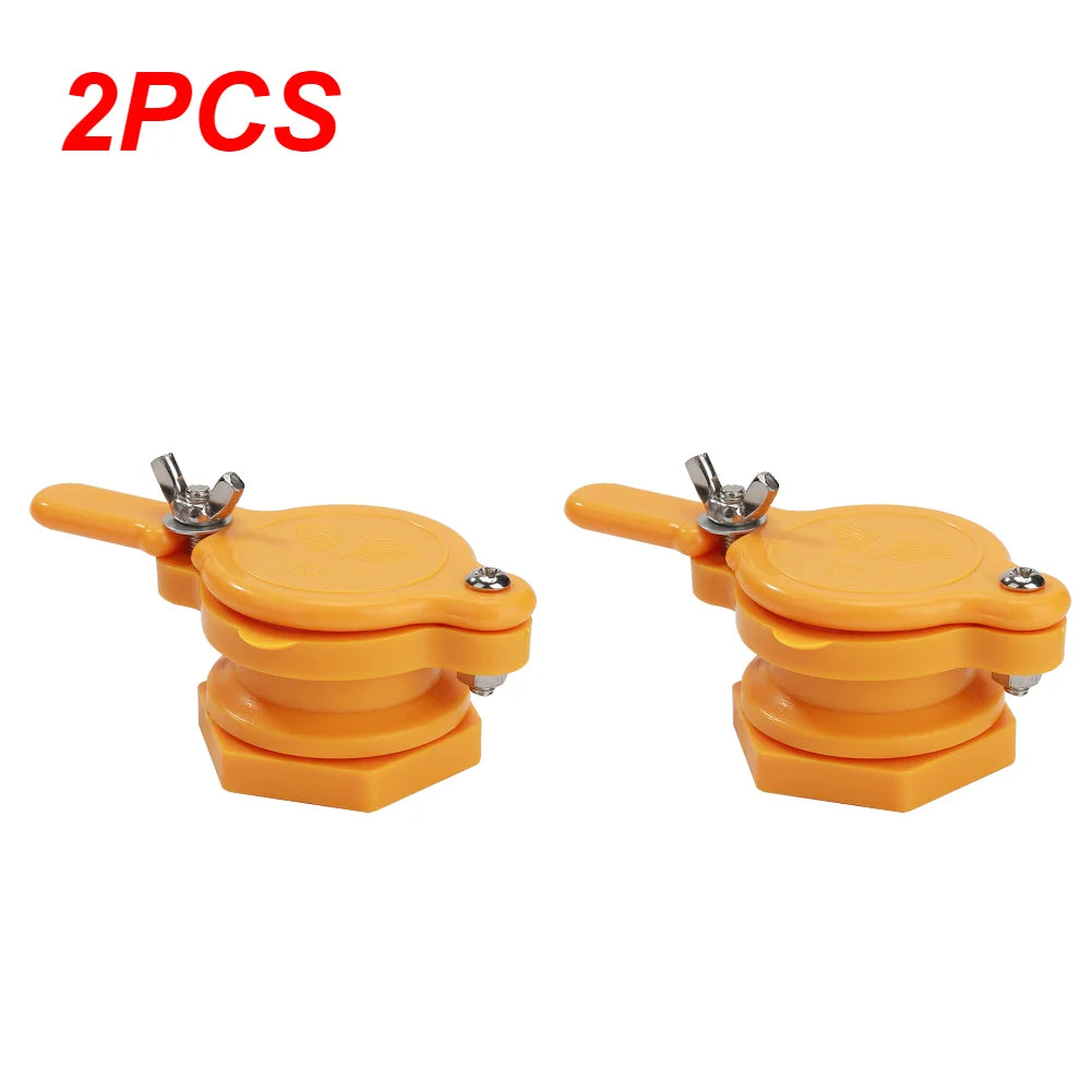 1-5PCS Bottling Honey Extractor Hive Equipments Honey Taps Gate Valve Nylon Plastic Food Grade Non-toxic Durable Beekeeping Tool