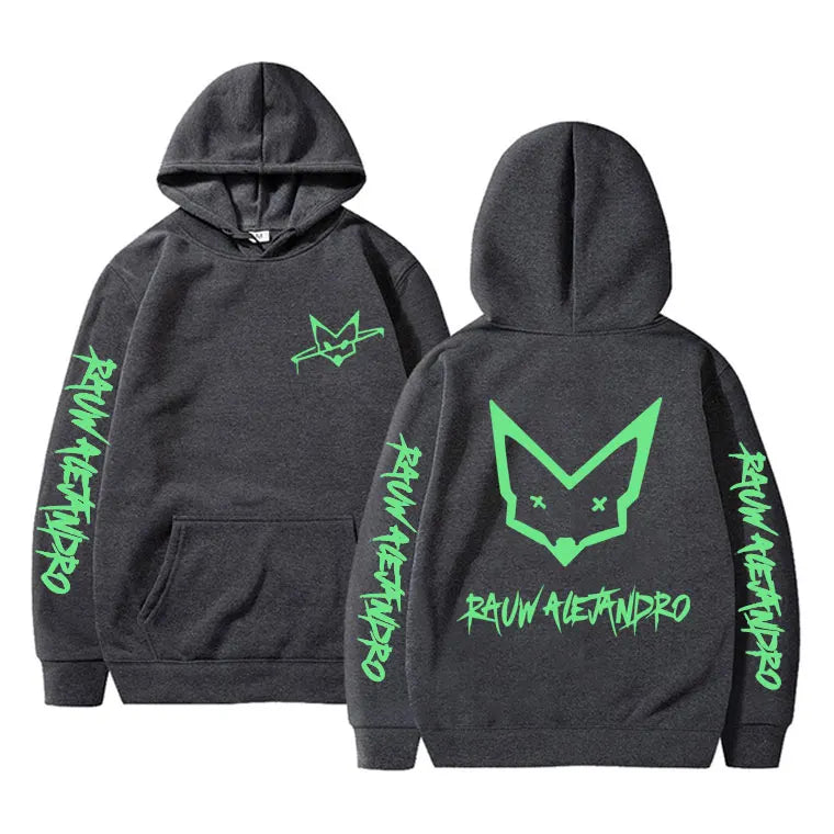 Rauw Alejandro Double Sided Printed Hoodie Saturno Pullover Todo De Ti Hoodies Men Women Fashion Oversized Hooded Sweatshirt