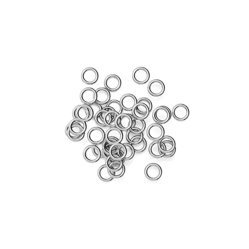 50-100Pcs Stainless Steel Open Jump Rings For Jewelry Making Split Rings Single Loop Accessories DIY Jewelry Findings Supplies
