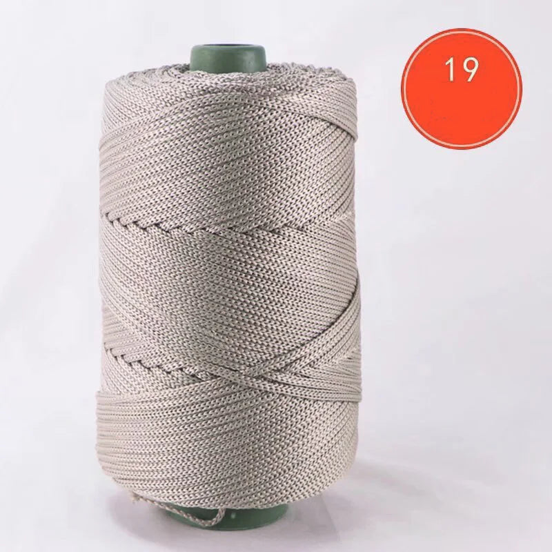 Lightweight Ice Silk Thread 225g Handcrafted Yarn for Summer Hats Storage Baskets and Seat Cushions