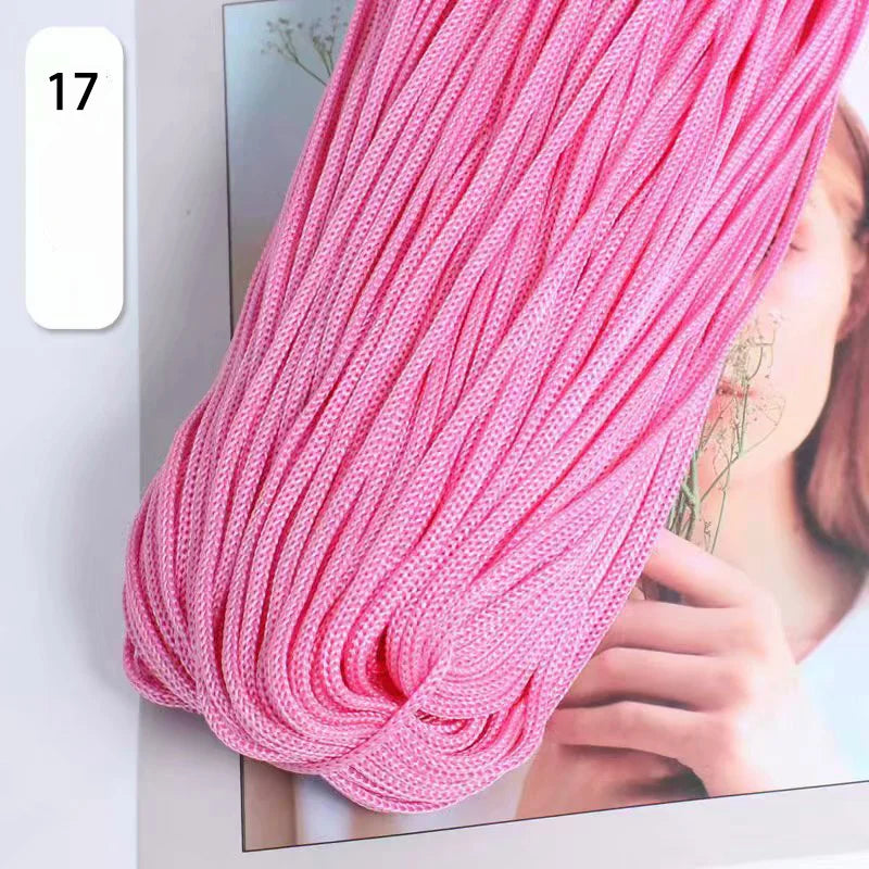 Light Body Ice Silk Thread Set For DIY Crochet Hats And Bags