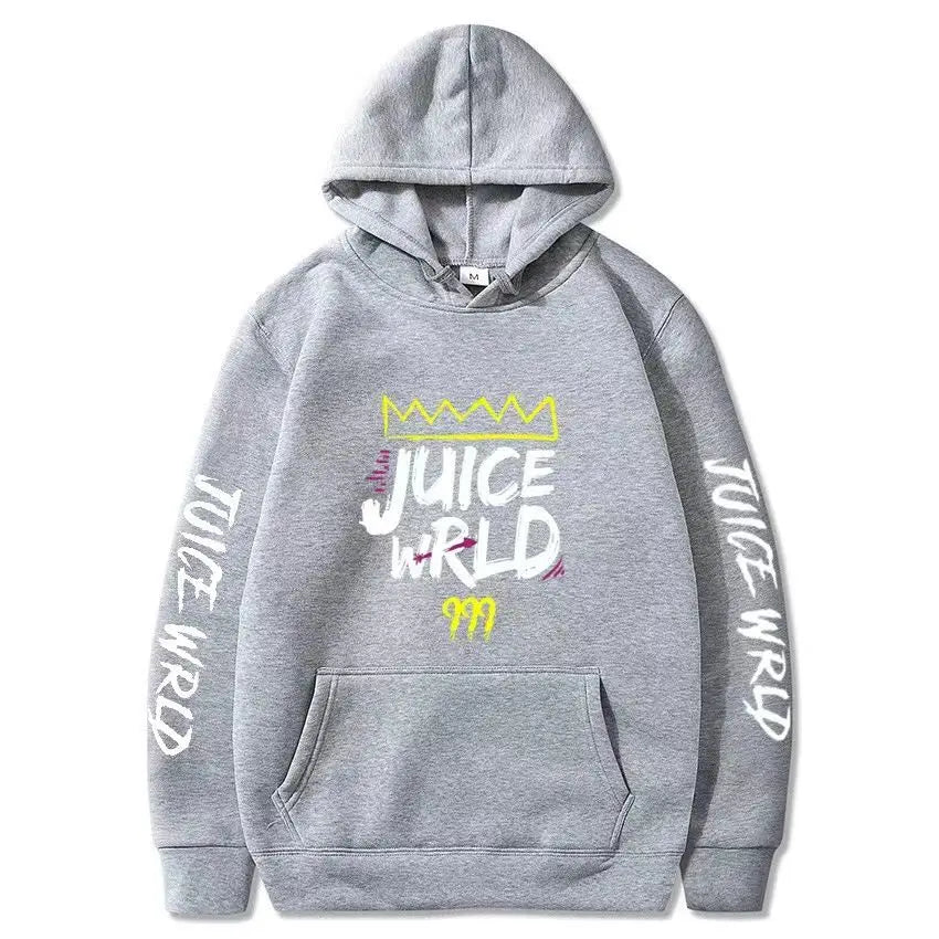 Rapper Juice Wrld 999 Letter Printed Hoodie Y2k Women's Casual Fashion Sportswear Autumn/Winter Hoodie Men's Women's Clothing