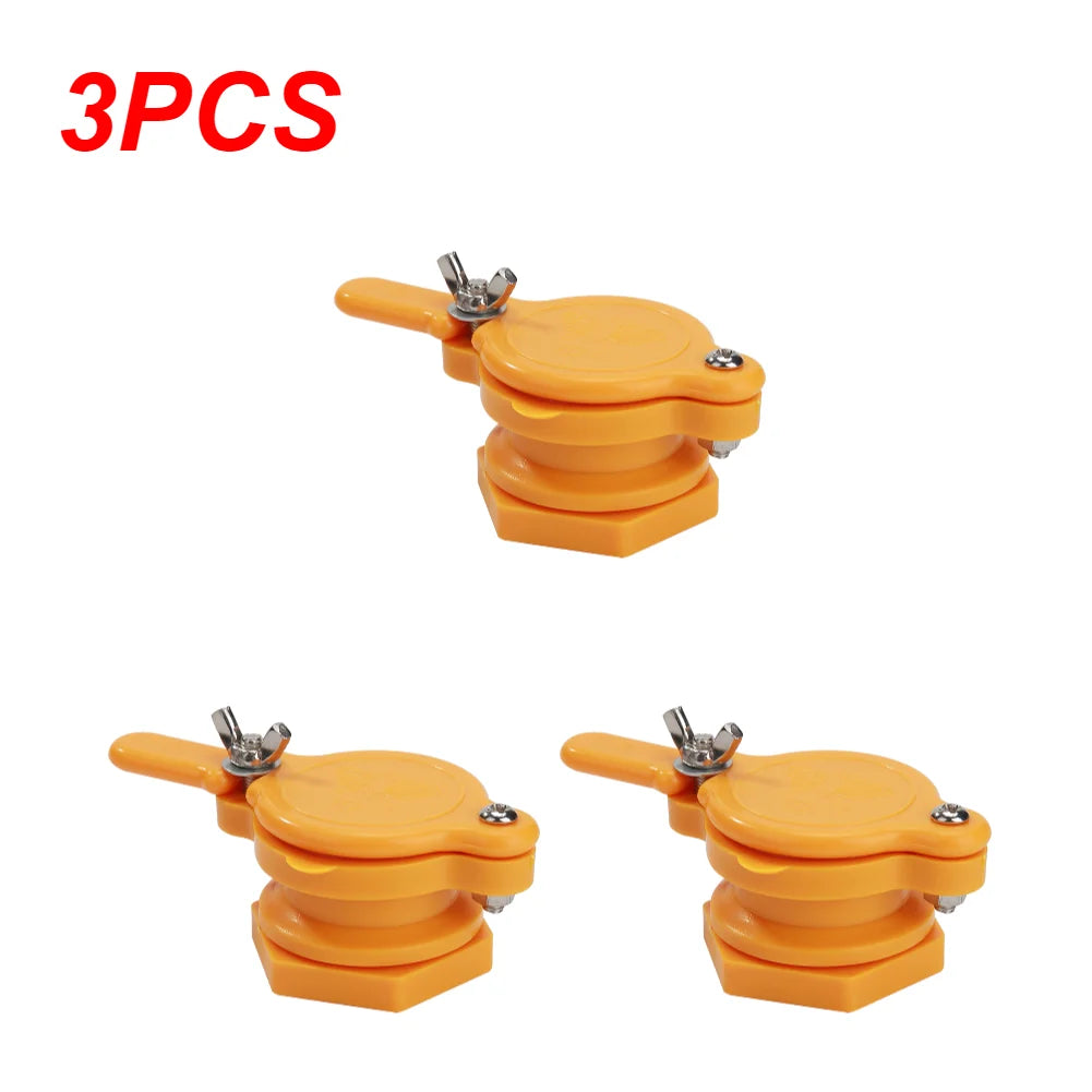 1-5PCS Bottling Honey Extractor Hive Equipments Honey Taps Gate Valve Nylon Plastic Food Grade Non-toxic Durable Beekeeping Tool