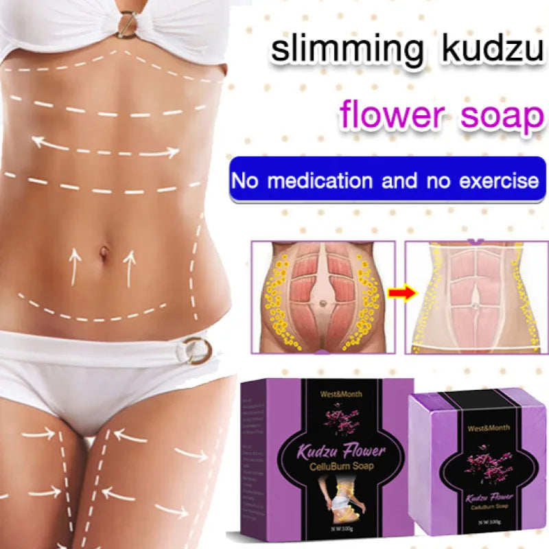 West&Month Slimming Soap with Kudzu Flower Extract for Firm and Clean Skin