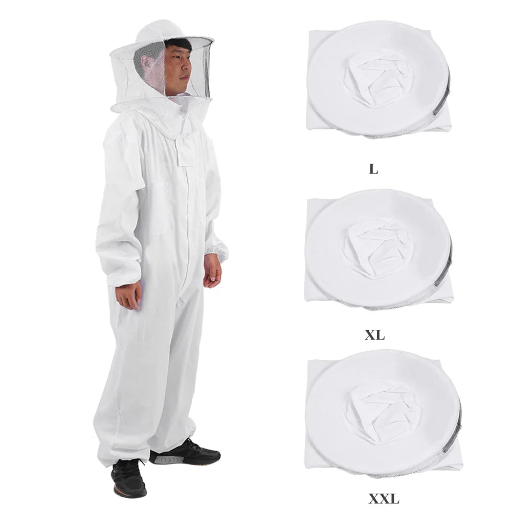 Beekeeper Protective Suit Professional Beekeeping Protective Equipment Bee Keeping Full Body Beekeeper Suit Hat Beekeeping Suit