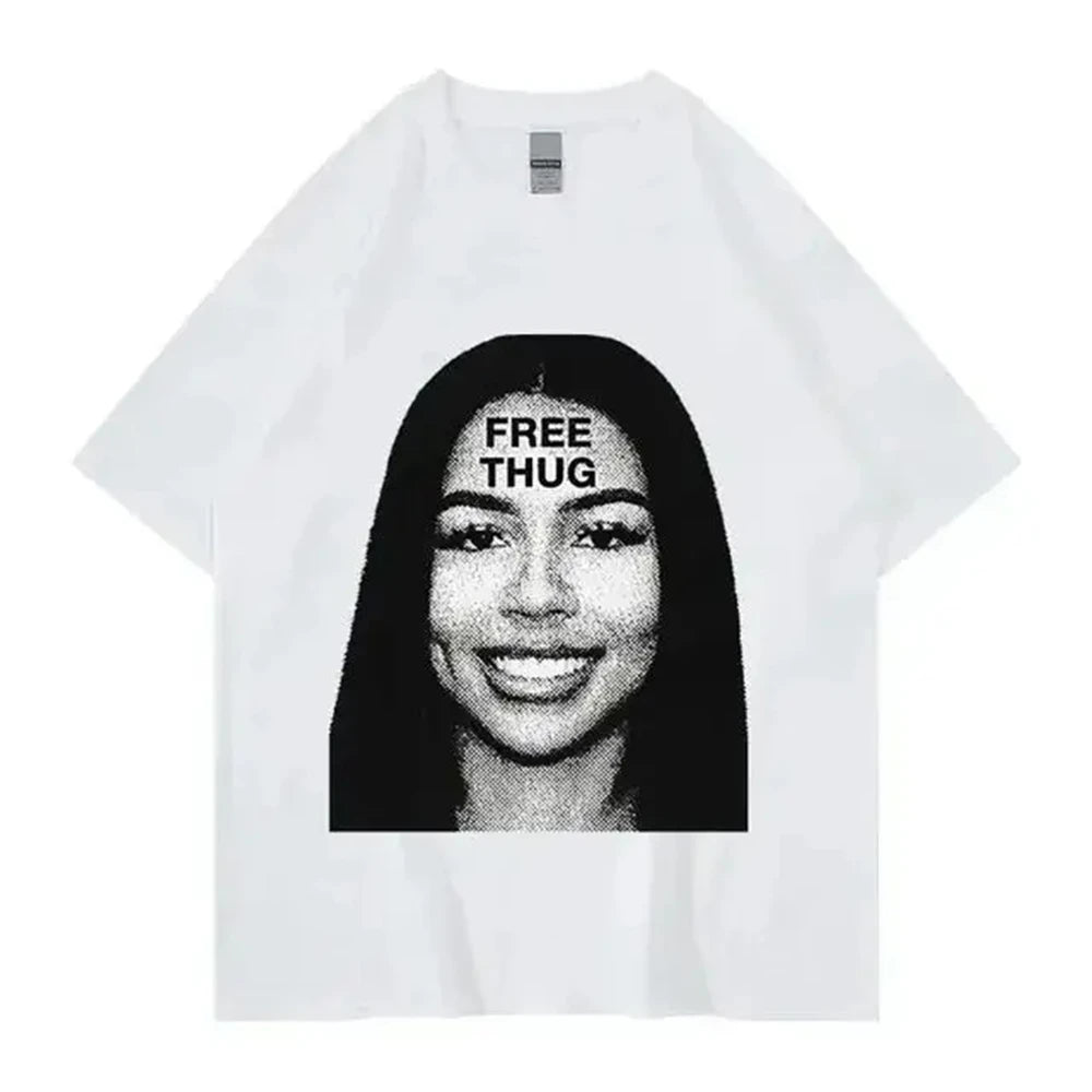 Young Thug Slime Graphic Tee for Women Y2K Style Haikyuu Inspired T Shirt