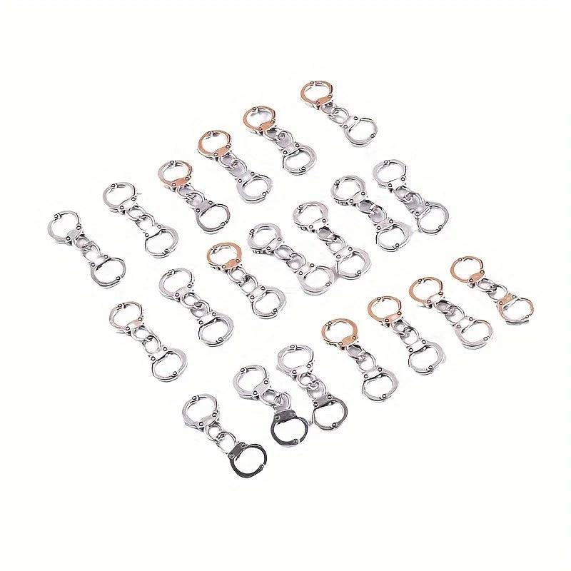 10pcs DIY Zinc Alloy Jewelry Accessories Pendant Handcuffs Pendant