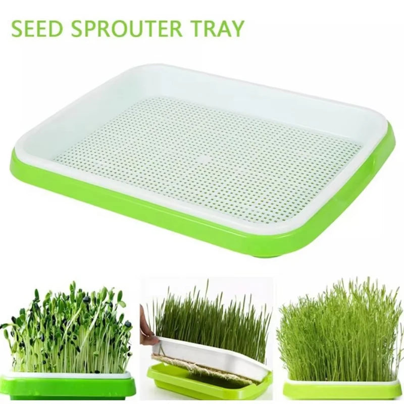 Microgreens Germination Tray Hydroponics/Germination Tray for Germination Horticulture Hydroponics System Tray Garden Nursery Po