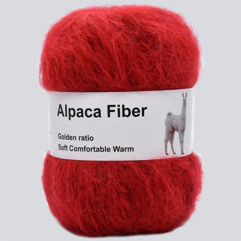Alpaca Mohair Yarn Plush Thick Crochet Wool For Knitting