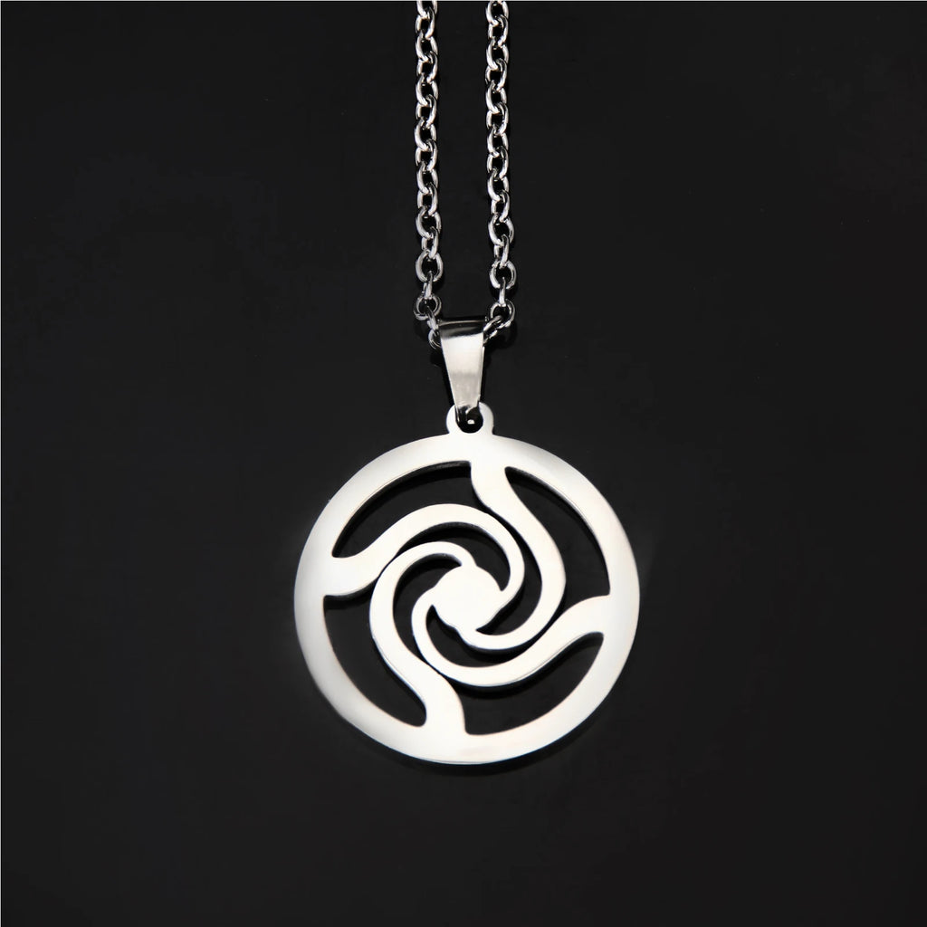 Anime Jujutsu Kaisen Necklace Gojo Satoru Cute Cat High School Emblem Logo Pendant Necklaces for Women Men Jewelry Accessories