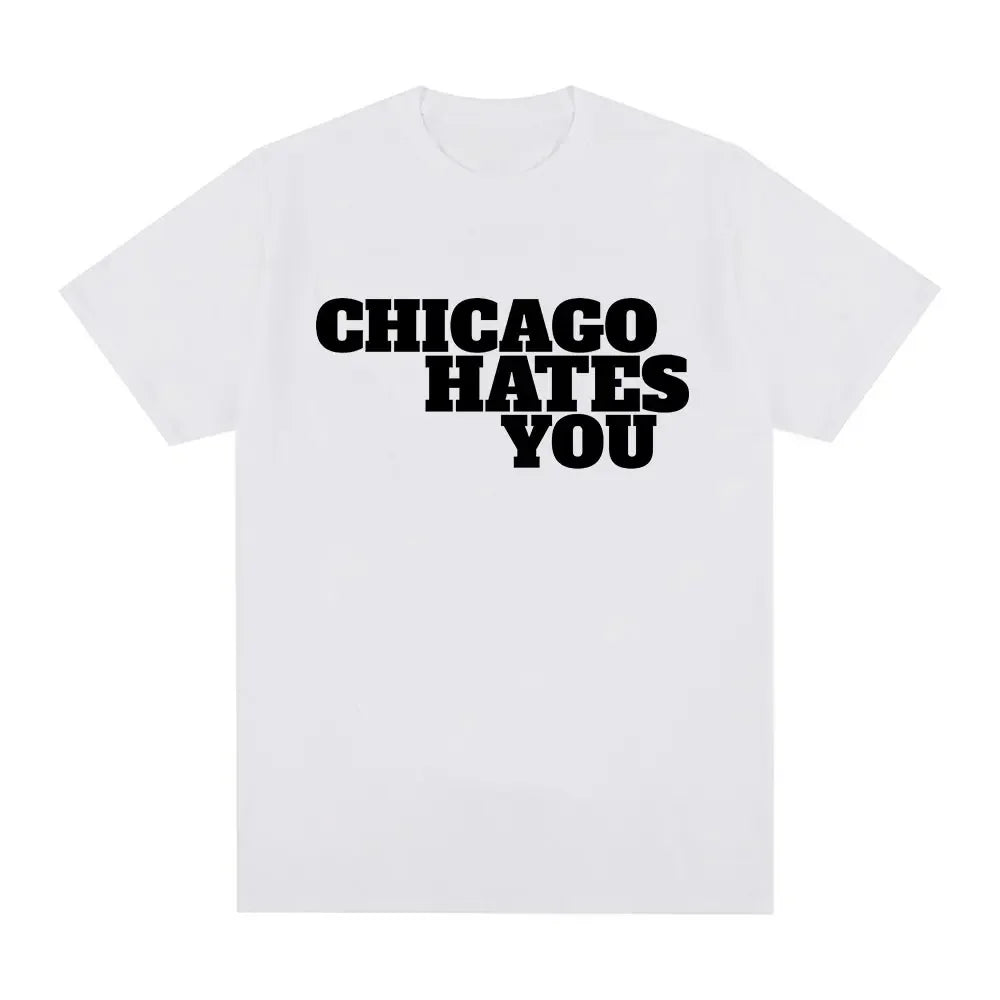 Rapper Chief Keef Chicago Hates You Women's Oversized Hip Hop T-Shirt Casual Short Sleeve Fashion