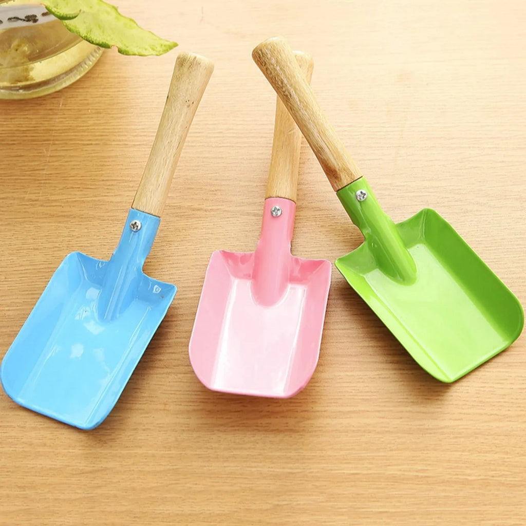 1pc- Household Seedling Small Shovel, Gardening Tools,  Succulent Mud iron Shovel , iron Spade Potted Flower Shovel-random color