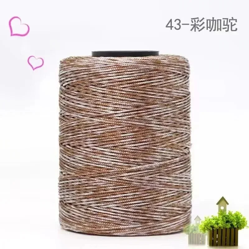 100g 230M Ice Silk Bright Yarn Thin Ice Blended Braided Thread for DIY Hand Knitting and Crocheting Projects
