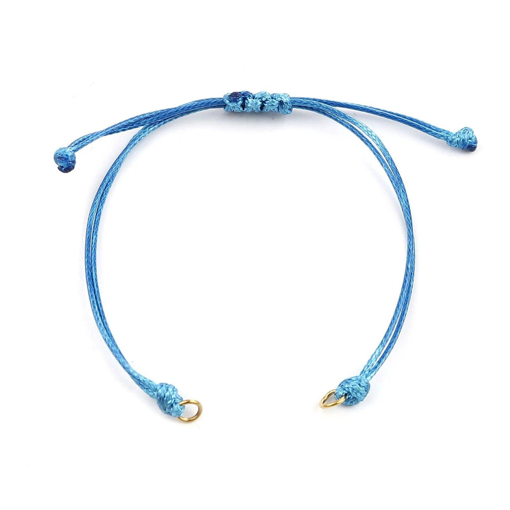Wax Thread Braided Handmade Bracelets Adjustable Woven Bracelet For DIY Jewelry Gift Accessories Findings Making,5 PCs