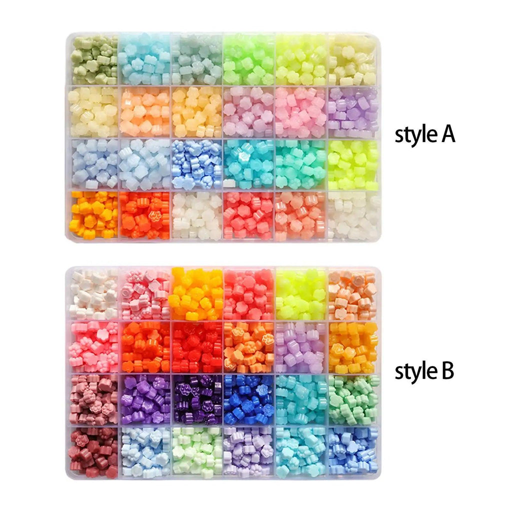 1200x Sealing Wax Beads Set Seal Wax Pellets for Wax Seal Stamp Wax Seal Beads for New Year Gift Wrapping Holiday DIY Xmas - Winord