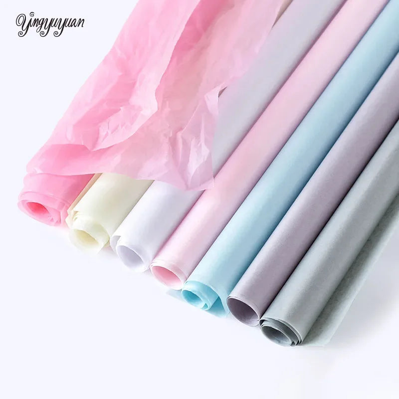 20pcs/Bag 50*70cm High-quality Tissue Paper Flower Clothing Shirt Shoes Gift Packaging Craft Paper Roll Wine Wrapping Papers