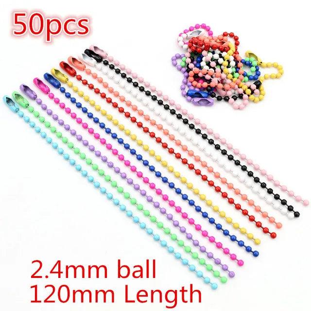 Colorful Mixed Alloy Split Jump Rings Lobster Clasp Eyelets Screw Pins Keychain DIY Jewelry Making Accessories Supplies