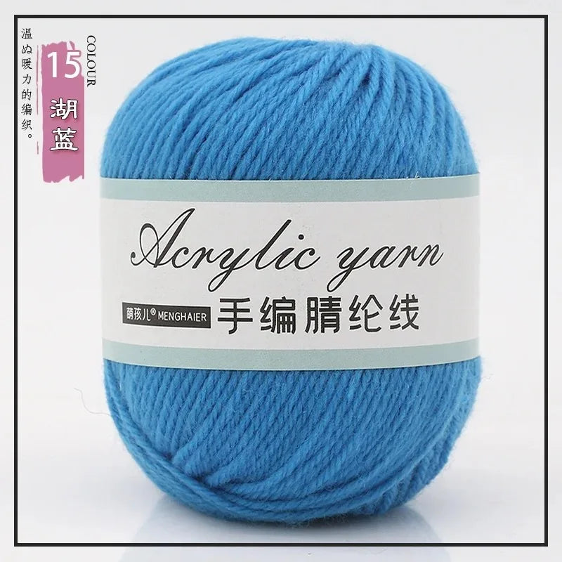 Four Strands Acrylic Knitting Yarn For DIY Handwoven Starter