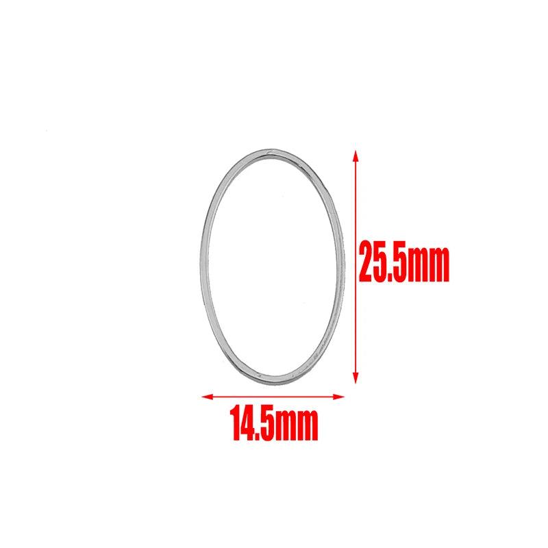 10pcs Stainless Steel Charms Connectors Hollow Frame Bezel Cross Moon for DIY Casting Necklaces Earrings Jewelry Making Supplies