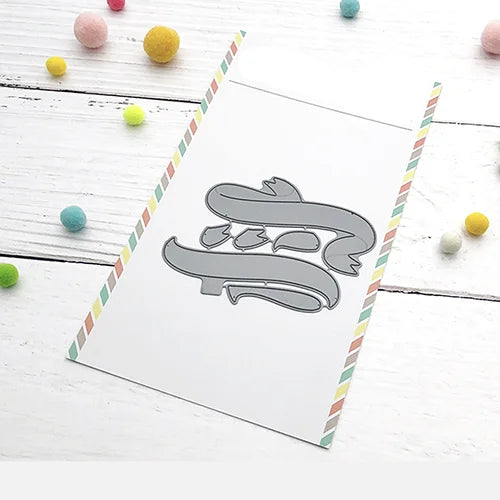 Happy Birthday Word Cutting Dies Sweet Feline Metal Die Cuts for DIY Scrapbooking Album Card Making Decoration