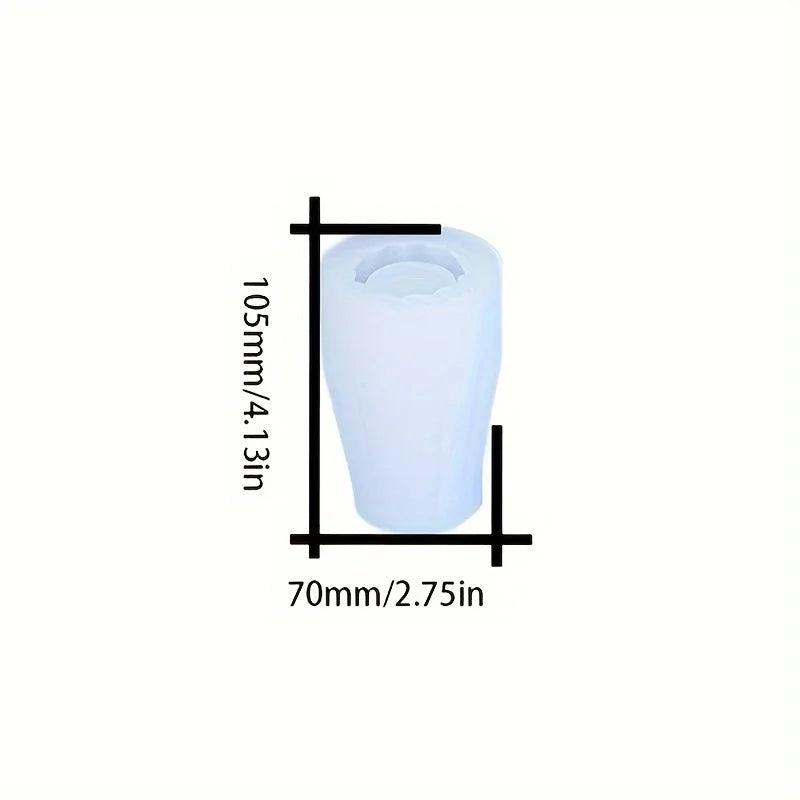 1pc DIY Vase Crystal Epoxy Resin Mold Flowerpot Plant Pot Silicone Mould Handmade Crafts Home Decorations Casting Tools