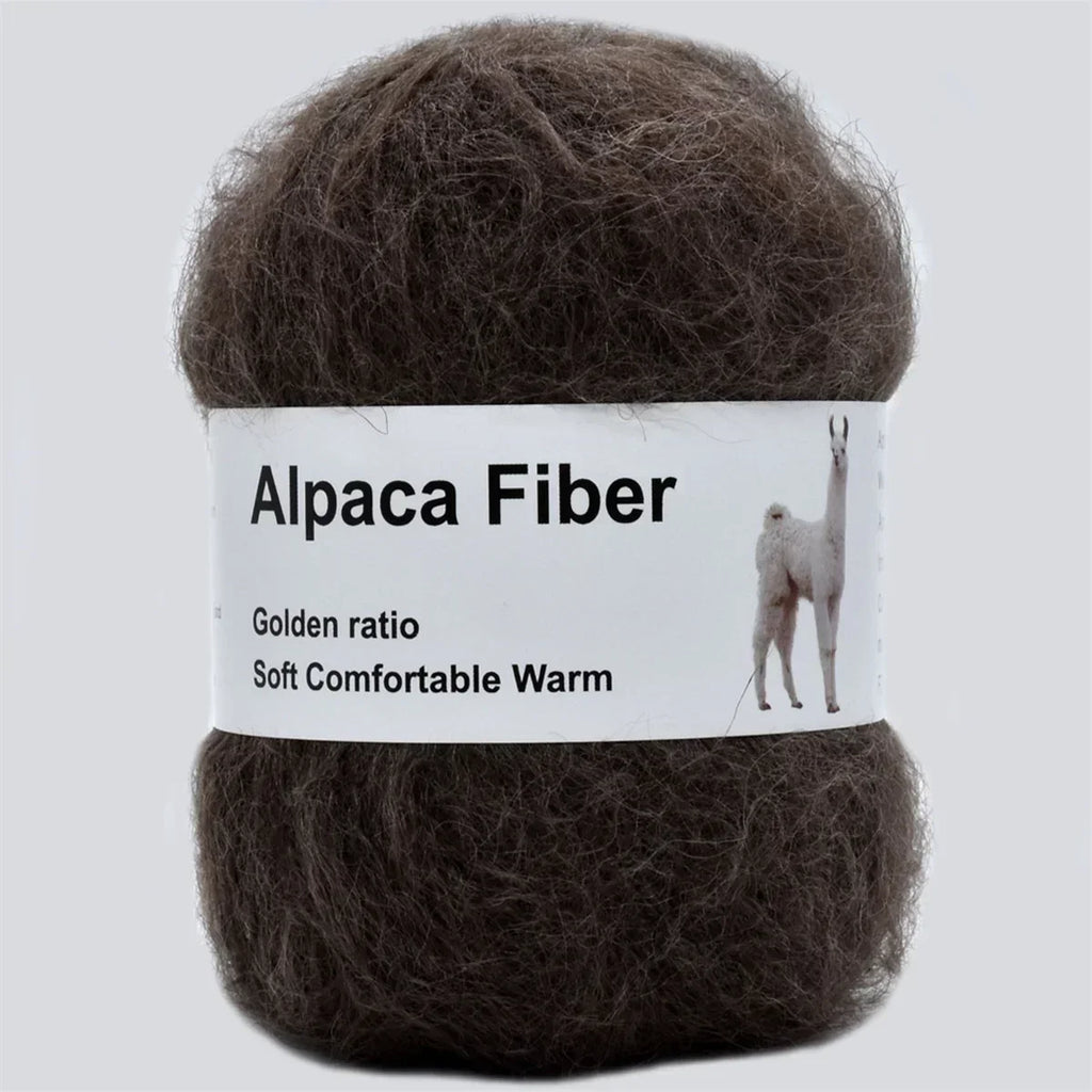 Alpaca Mohair Yarn Plush Thick Crochet Wool For Knitting
