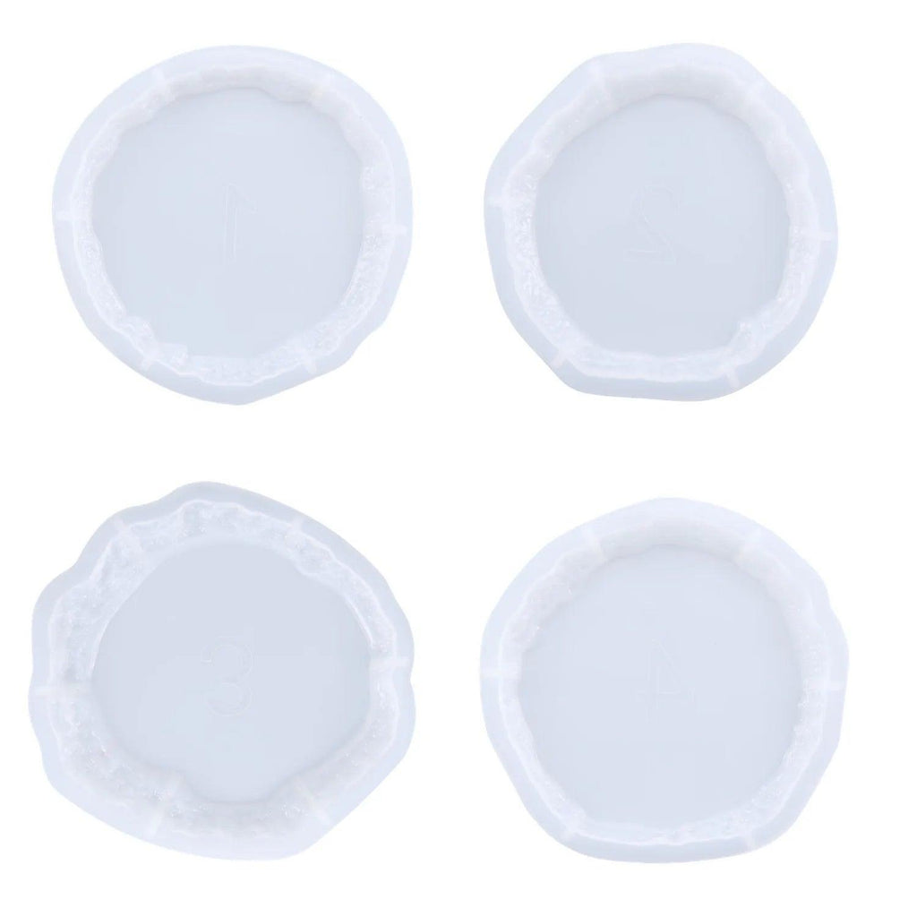 DIY Crystal Epoxy Resin Mold Irregular Tray Coaster Mirror Silicone Mold