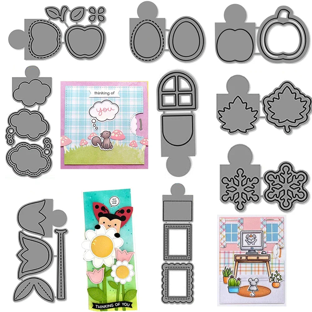 Reveal Wheel Add On Metal Cutting Dies for DIY Card Making and Scrapbooking Supplies