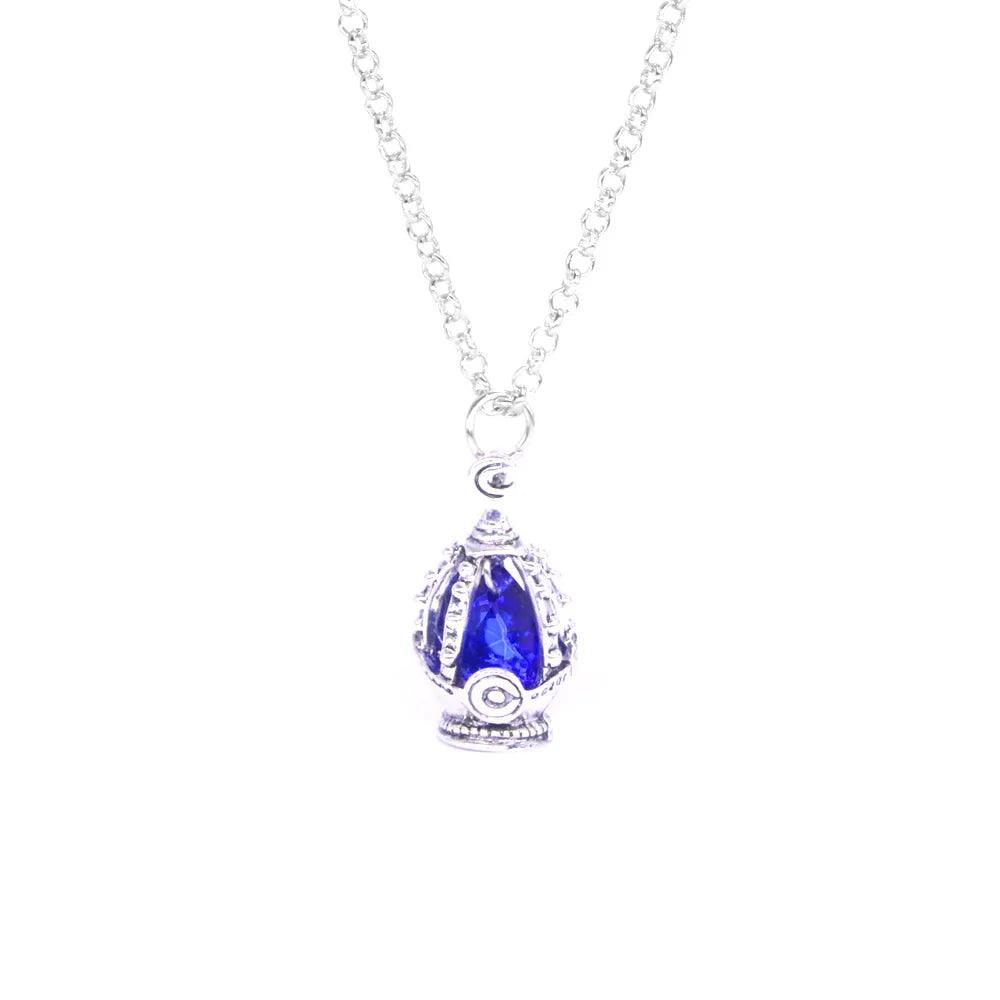 Anime Puella Magi Madoka Magica Cosplay Necklace Kaname Madoka Miki Sayaka Soul Gem Pendant Necklace Ring Set Fashion Jewelry