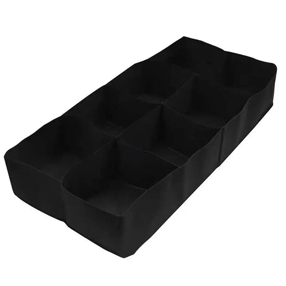 Garden Planting Bag Multi-gird Felt Growing Bag Rectangle Planting Nursery Pot Vegetable Tomato Potato Planting Container Plant