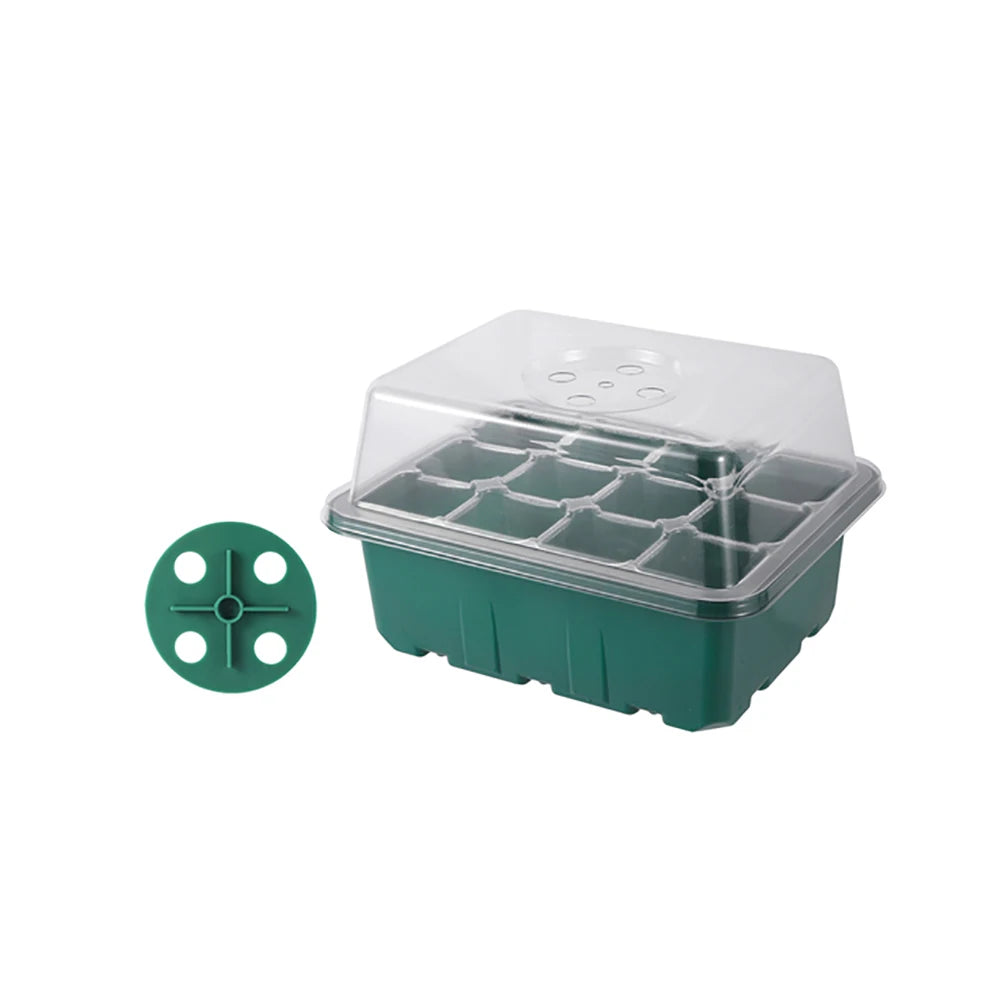6/12 Cells Hole Plastics Plant Pots Grow Box Plant Seedling Pots Gardening Sowing Tray Tools Hydroponics Growing System Indoors