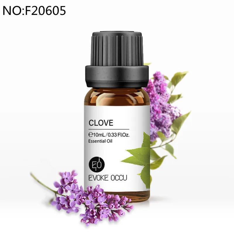 10ml Essential Oil Organic Plant 34 FLAVOR for Diffuser, Humidifier, Massage, Sleep, Bath, Soap,SPA, DIY Scented Candle Perfume