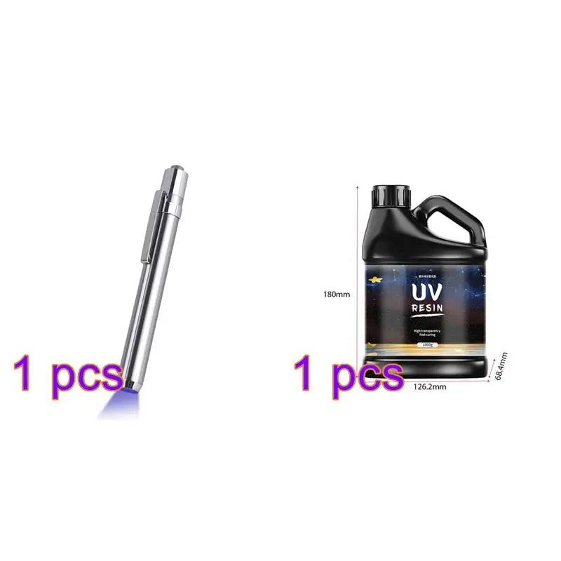 UV Resin Adhesive Low Odor Quick Drying Transparent Ultraviolet Liquid UV Curing DIY Jewelry Making High Hardness 250/500/1000g