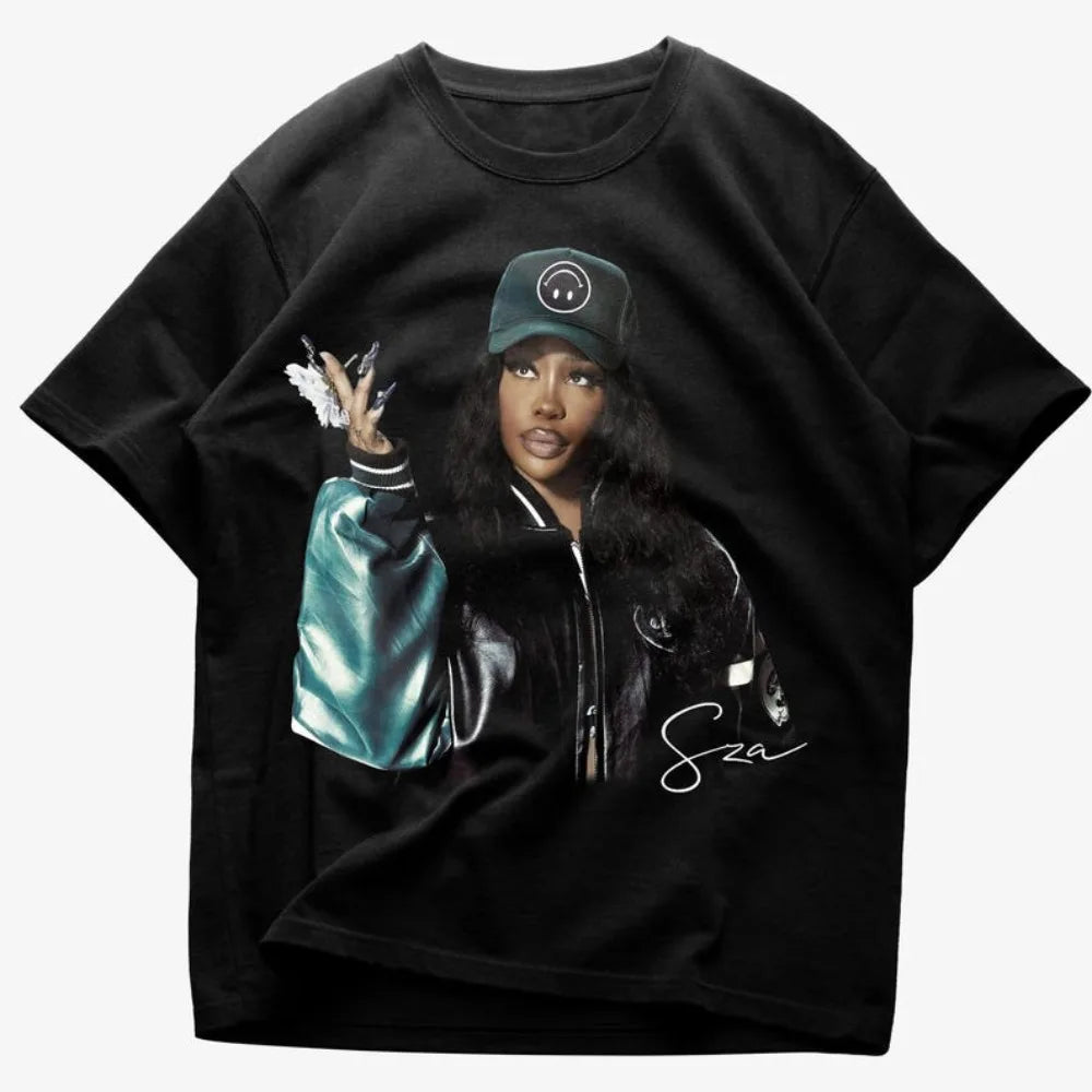 MSZA SOS Album Shirt for Men Unisex Softstyle T-Shirt Music RnB Singer Gift for Fans