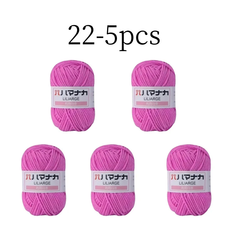 Soft Thick Wool Yarn For Knitting Crochet Classic 25g Ball