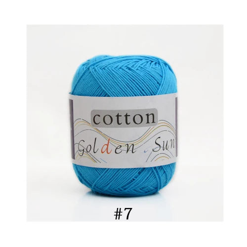 100 Percent Cotton Yarn for Hand Knitting and Crochet 8 Ply Worsted Soft Yarn for Sweaters and Blankets 50g 200m