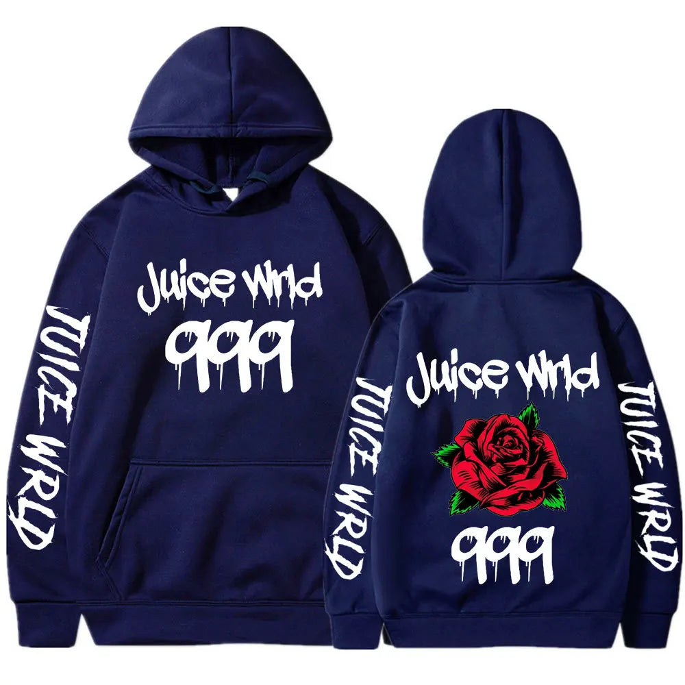 Juice WRLD Hoodies Men Women Hooded Sweatshirts Fashion Hip Hop Casual Pullovers Autumn Boys Girls Black Streetwear Juicewrld