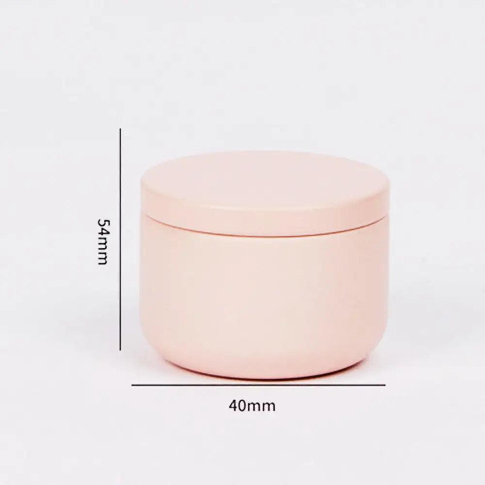 Square Candle Jars Metal Tin Can Box Tea Jar With Lid Wholesale Lip Balm Cream Cosmetic Container Travel Refillable Bottle - Winord