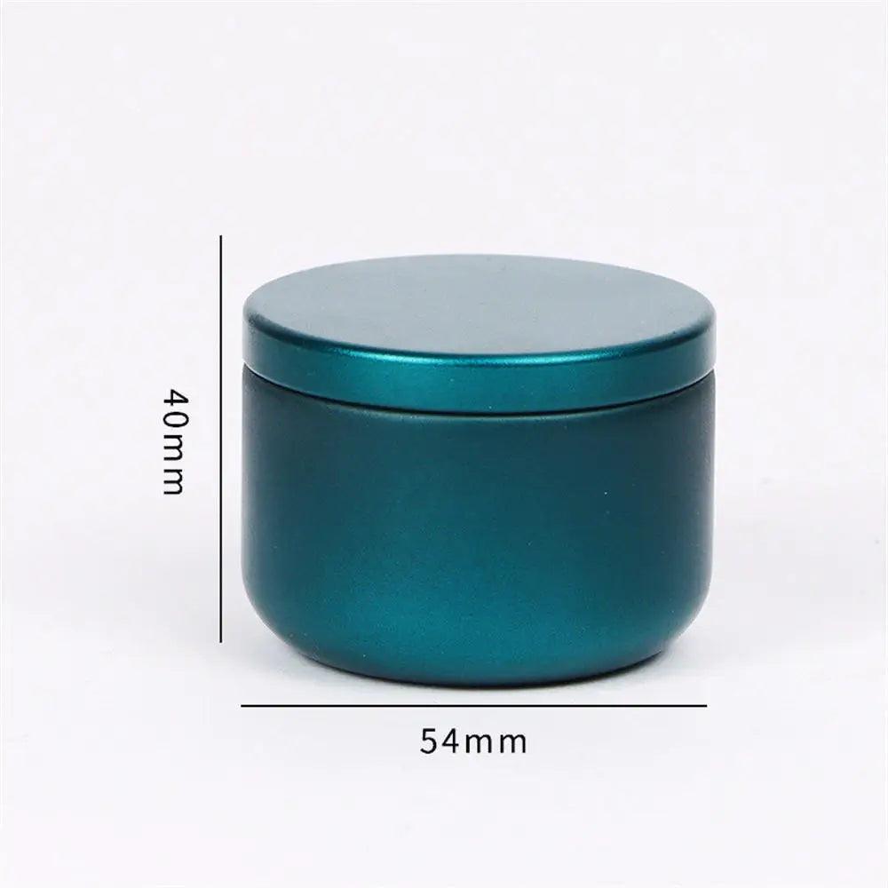 Square Candle Jars Metal Tin Can Box Tea Jar With Lid Wholesale Lip Balm Cream Cosmetic Container Travel Refillable Bottle - Winord
