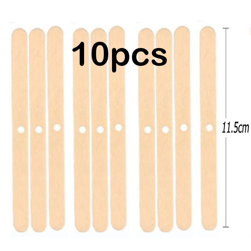 Multiple Sizes Waxed Cotton Thread Candle Wick 103pcs/set Smokeless Wick & Holder Candle Making Set  Accessories Wicks Bracket