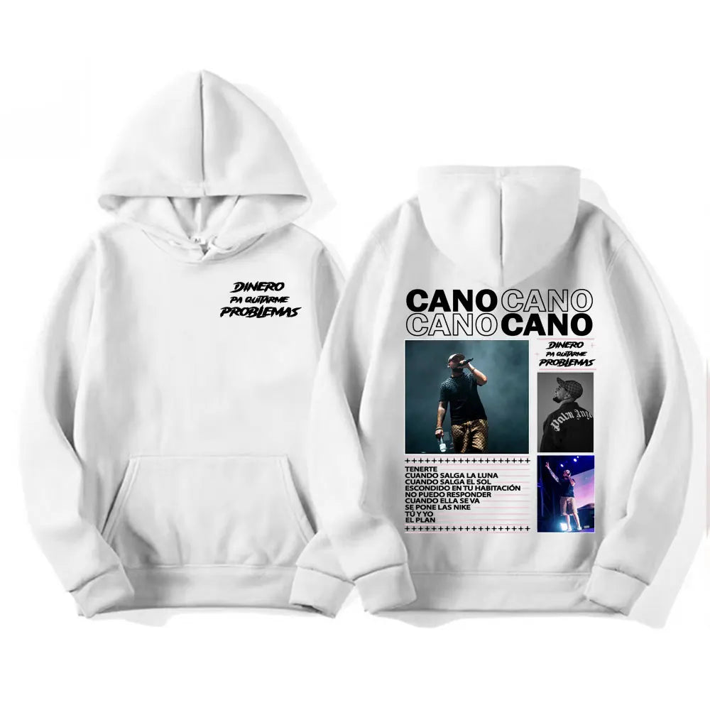 Rapper Cano Triana New Album 2025 Tour Merch Hoodies Men Women Harajuku Fashion Trending Sweatshirt Casual High Quality Pullover