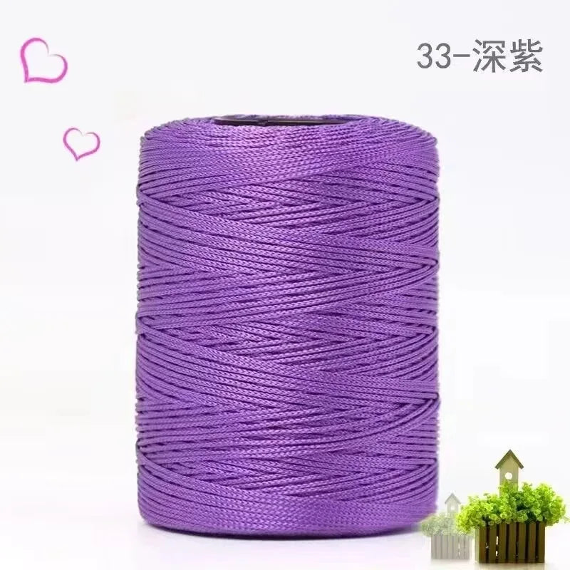 100g 230M Ice Silk Bright Yarn Thin Ice Blended Braided Thread for DIY Hand Knitting and Crocheting Projects