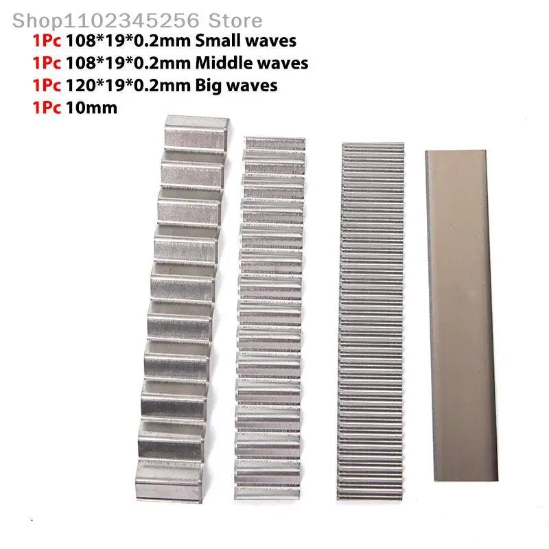4Pcs Clay Cutter Pottery Flexible Wavy Blade Ceramic DIY Art Sculpting Tools Polymer Slicing Cutting